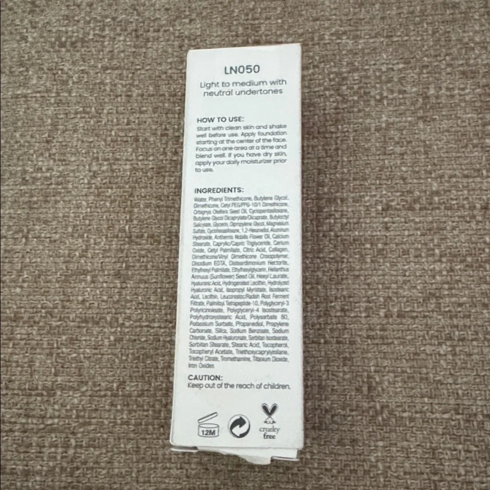 LN050‎ NEW JOAH Primedation Liquid Foundation, Light Medium Neutral